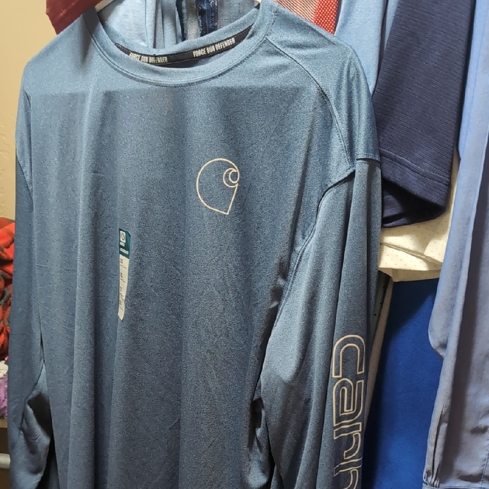 Carhartt Long Sleeve Shirt in Blue